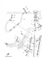 REMPOMP ACHTER voor Yamaha TDM900 2008
