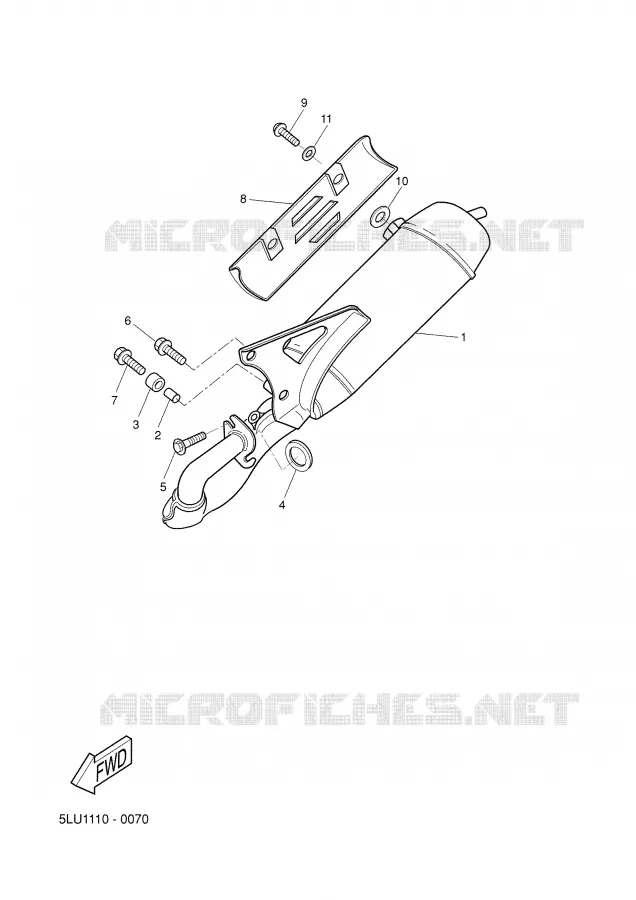 UITLAAT Yamaha SCOOTER 50 2001 BOOSTER  CW50 ZUMA
