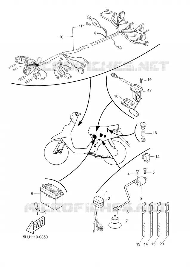 ELECTRISCH 2 Yamaha SCOOTER 50 2001 BOOSTER  CW50 ZUMA