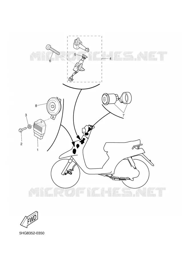 ELECTRISCH 1 Yamaha SCOOTER 50 2001 BOOSTER  CW50L