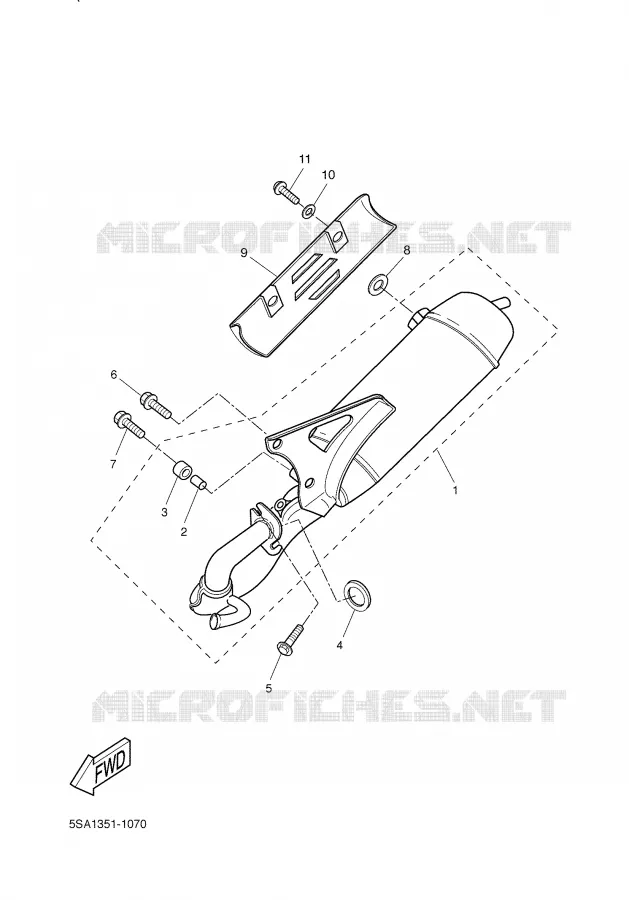 UITLAAT Yamaha SCOOTER 50 2001 BOOSTER  CW50L