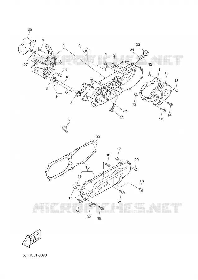 CARTERDELEN Yamaha SCOOTER 50 2001 BOOSTER  CW50L