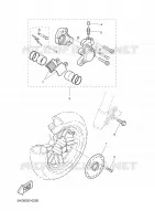 REMKLAUW VOOR voor Yamaha BW'S 50 2003