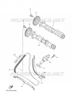 NOKKENAS / KETTING voor Yamaha TDM900A 2006