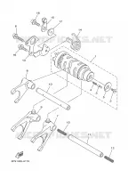 SCHAKELWALS / VORKEN voor Yamaha TDM900A 2006