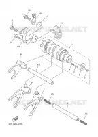 SCHAKELWALS / VORKEN voor Yamaha TDM900A 2007
