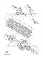 STARTMOTOR KOPPELINGS voor Yamaha TDM900A 2008