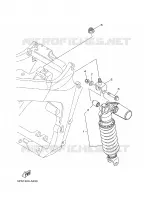 ACHTER SCHOKBREKER voor Yamaha TDM900A 2008