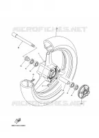 VOORWIEL voor Yamaha TDM900A 2008