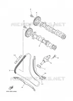 NOKKENAS / KETTING voor Yamaha TDM900R 2003