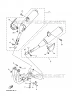 UITLAAT voor Yamaha TDM900R 2003