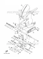 ACHTERBRUG voor Yamaha TDM900R 2003