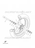 VOORWIEL voor Yamaha TDM900R 2003
