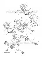 KRUKAS / ZUIGER voor Yamaha TDM900T 2005