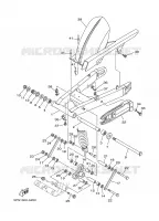 ACHTERBRUG voor Yamaha TDM900T 2005