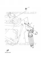 ACHTER SCHOKBREKER voor Yamaha TDM900T 2005