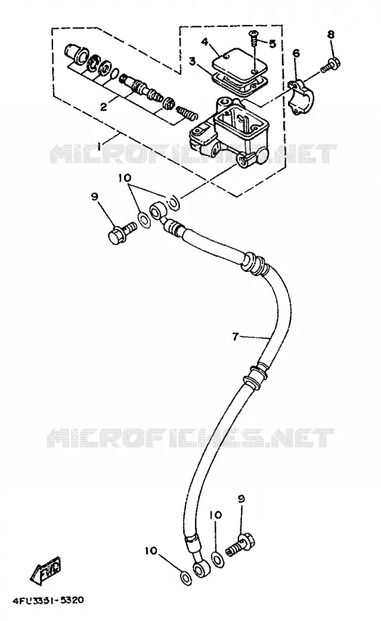 POMP VOOR Yamaha MOTO 125 1996 TDR  TDR125
