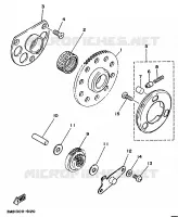 STARTMOTOR KOPPELINGS voor Yamaha TDR125 1999