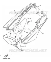 ZIJKUIPDEEL voor Yamaha TDR125 1999