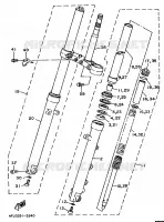 VOORVORK voor Yamaha TDR125 1999