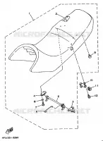 SELLE voor Yamaha TDR125 1999