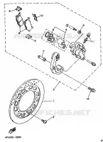 REMKLAUW VOOR voor Yamaha TDR125 1999
