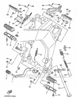 STANDAARD / VOETSTEUN voor Yamaha TDR125 1999