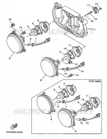 KOPLAMP voor Yamaha TDR125 1999