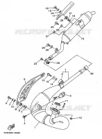UITLAAT voor Yamaha TDR125 1999