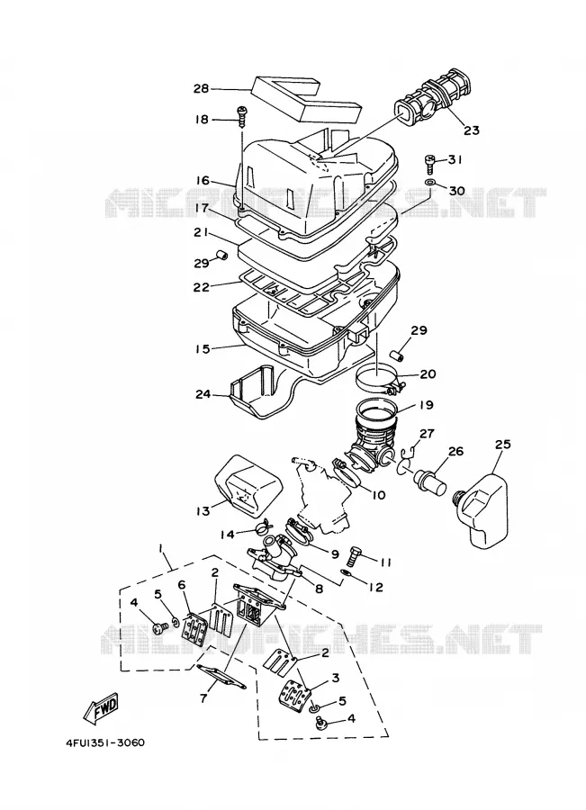 INLAAT Yamaha MOTO 125 2001 TDR  TDR125