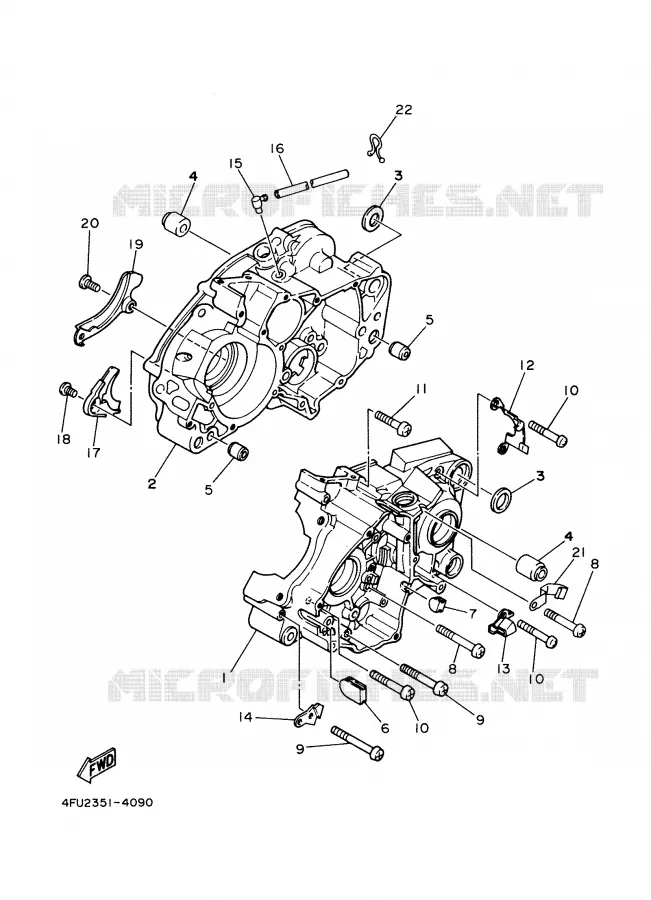 CARTERDELEN Yamaha MOTO 125 2002 TDR  TDR125