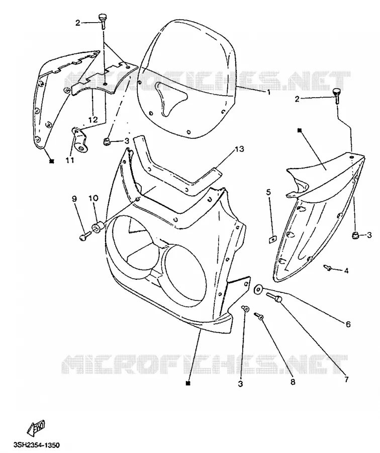 KAP 1 Yamaha MOTO 125 1992 TDR  TDR125R