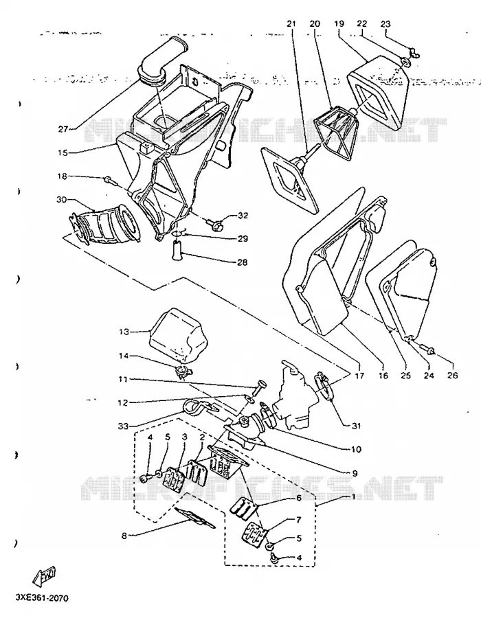 INLAAT Yamaha MOTO 125 1992 TDR  TDR125R