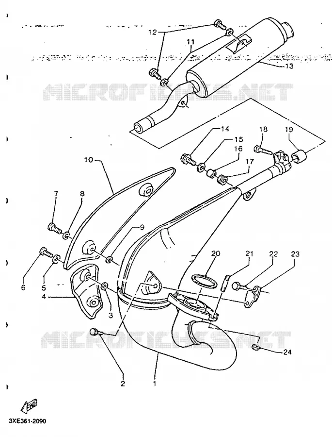 UITLAAT Yamaha MOTO 125 1992 TDR  TDR125R