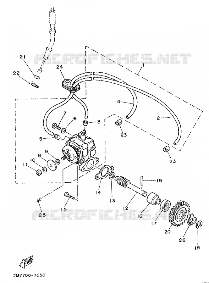 KUIP 2 Yamaha MOTO 240 1990 TDR  TDR240