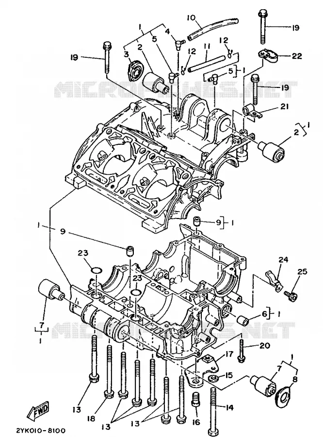 CARTERDELEN Yamaha MOTO 240 1990 TDR  TDR240