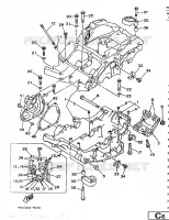 CARTERDELEN voor Yamaha TRX850 1997