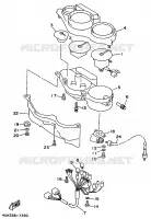 TELLERSET voor Yamaha TRX850 1997