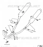 UITLAAT voor Yamaha TRX850 1997