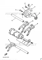 SCHAKELWALS voor Yamaha TRX850 1997