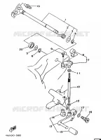 SCHAKEL STANG / PEDAAL voor Yamaha TRX850 1997