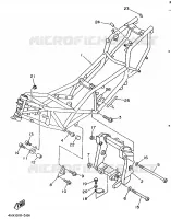 FRAME voor Yamaha TRX850 1997