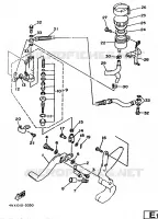 REMPOMP ACHTER voor Yamaha TRX850 1997
