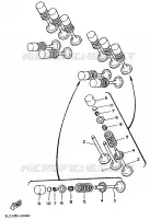 KLEPPEN voor Yamaha TRX850 1997