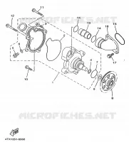 WATERPOMP voor Yamaha TRX850 1997
