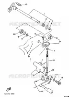 SCHAKEL STANG / PEDAAL voor Yamaha TRX850 1997