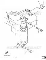 ACHTER SCHOKBREKER voor Yamaha TRX850 1997