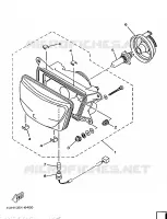 KOPLAMP voor Yamaha TRX850 1997