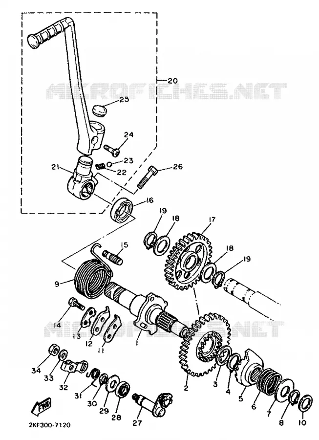 STARTMOTOR Yamaha MOTO 600 1997 TTR  TT600R