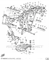 FRAME voor Yamaha TT600R 1997